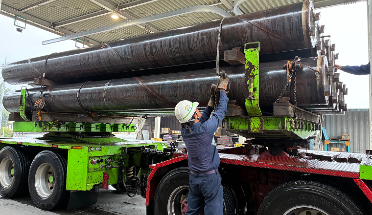 全便本社で荷締の安全確認のイメージ画像
