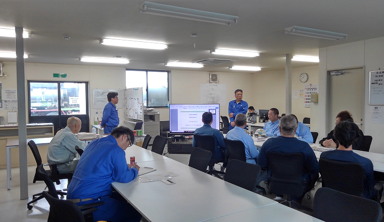 月一安全研修の開催のイメージ画像