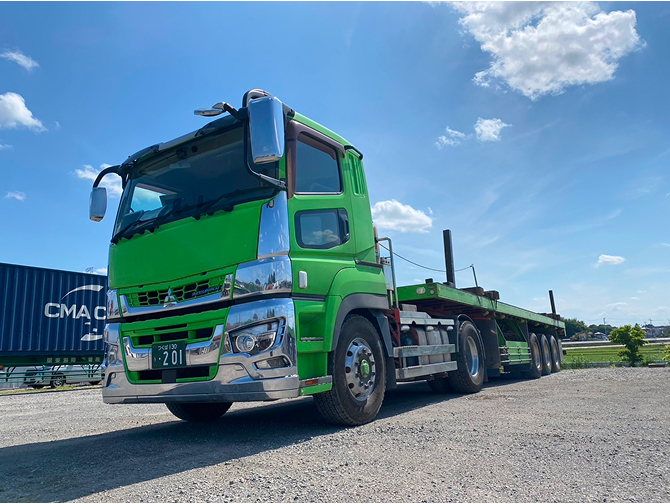 鹿久保運輸のトラックの画像